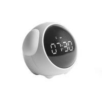 Children's Smart Alarm Clock Cute Expression Electronic Table clock with night light Calendar Chargeable digital watch Kids gift