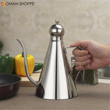 0.35L/0.5L/1L Stainless Steel Olive Oil Vinegar Dispenser Jar Kitchen Bottles Pot