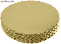 10" Gold Cardboard Round 10 inch,Pack of 25