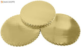 10" Gold Cardboard Round 10 inch,Pack of 25