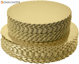 10" Gold Cardboard Round 10 inch,Pack of 25