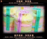 10 pcs  Clear Cake Push Up Cake Push Pop Containers-Size: 17x 4 cms