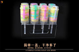 10 pcs  Clear Cake Push Up Cake Push Pop Containers-Size: 17x 4 cms