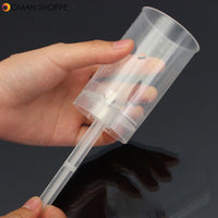 10X Plastic Push Up Cake Containers Lids Shooters For Wedding Birthday Party Cream Piping Bag