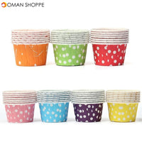 100 PCS Paper Cup Cake Liner Muffin Paper Case Greaseproof Baking Cups