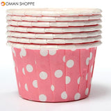 100 PCS Paper Cup Cake Liner Muffin Paper Case Greaseproof Baking Cups