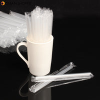 100pcs 7" Big Huge Milkshake Straw Pearls Boba MilkTea Smoothie Drinking