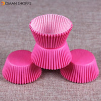 100PCS Muffins Paper Cupcake Wrappers Baking Cups Cases Muffin Boxes Cake Decorating Tools Kitchen Bakeware Dessert Decorator