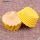 100PCS Muffins Paper Cupcake Wrappers Baking Cups Cases Muffin Boxes Cake Decorating Tools Kitchen Bakeware Dessert Decorator