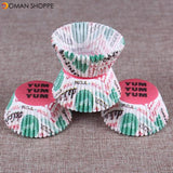 100PCS Muffins Paper Cupcake Wrappers Baking Cups Cases Muffin Boxes Cake Decorating Tools Kitchen Bakeware Dessert Decorator