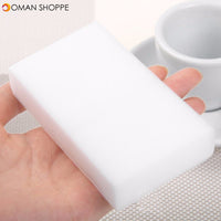 100pcsWhite Magic Cleaning Sponge Eraser Multi-functional Cleaner Melamine Sponge for Kitchen Bathroom Cleaning Tool