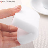 100pcsWhite Magic Cleaning Sponge Eraser Multi-functional Cleaner Melamine Sponge for Kitchen Bathroom Cleaning Tool