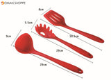 10PCS Silicone Kitchenware Non-stick Cookware Cooking Tool Spatula Ladle Egg Beaters Shovel Spoon Soup Kitchen Utensils Set