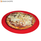 11.8" Silicone Round Baking Mat Oven Microwave Cookie Pizza Pastry Sheet Pizza Mat