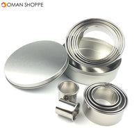 12pcs Stainless Steel Round Cake Biscuit Cookie Cutter Mold Baking Mould Baking Mold