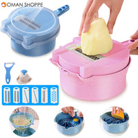 13 Pcs/set Vegetable Slicer Food Grater Cutter Fruit Chopper Peeler Shredder Vegetable Cutter