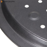 14'' Round Non Stick Carbon Steel Pizza Oven Baking Pans Cake Pie Dish Mold Tray