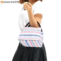 15 Styles Retro Lunch Tote Bag Zipper Travel Picnic Food Storage Container Woman Lady Mummy Handbag