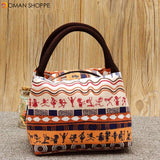 15 Styles Retro Lunch Tote Bag Zipper Travel Picnic Food Storage Container Woman Lady Mummy Handbag