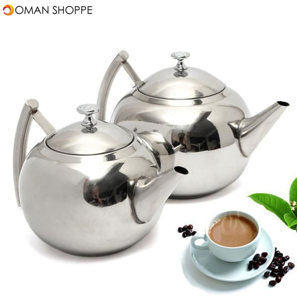 1500ML/2000ML Stainless Steel Teapot Coffee Maker Pot 