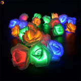 1M/2M/3M/4M/5M/10M Battery LED Rose Christmas Lights Holiday String Lights Valentine Wedding Decoration Flower Bulbs LED Lamp