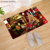 1pc Home Nordic Style Christmas Kitchen Living Room Bathroom Carpet Anti-slip Mat Clean And Maintain Bathroom 40*60cm