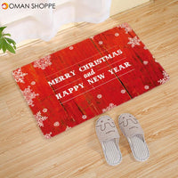 1pc Home Nordic Style Christmas Kitchen Living Room Bathroom Carpet Anti-slip Mat Clean And Maintain Bathroom 40*60cm