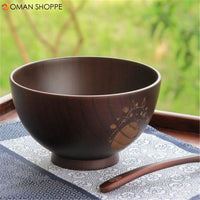 1PC Japanese Style Wooden Bowl-For Kids