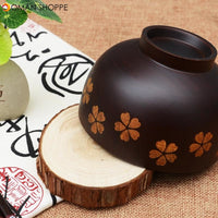 1PC Japanese Style Wooden Bowl-For Kids