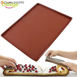 1pc Non-stick Silicone Oven Mat Cake Roll Mat Baking Mat Functional Baking Macaron Cake Pad Swiss Roll Pad Bakeware Baking Tools