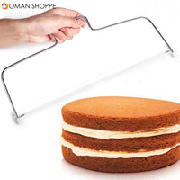 1PC Stainless Steel Adjustable Wire Cake Cutter Slicer Leveler DIY Cake Baking Tools High Quality Kitchen Accessories