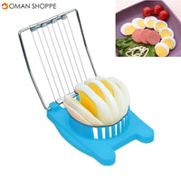 1PC Stainless Steel Cut Egg Slicer Sectioner Cutter Mold Multifunction Eggs Splitter Cutter Kitchen Tools Egg Tool