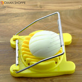 1PC Stainless Steel Cut Egg Slicer Sectioner Cutter Mold Multifunction Eggs Splitter Cutter Kitchen Tools Egg Tool