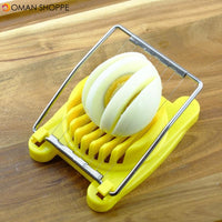 1PC Stainless Steel Cut Egg Slicer Sectioner Cutter Mold Multifunction Eggs Splitter Cutter Kitchen Tools Egg Tool