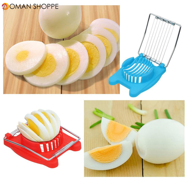 1PC Stainless Steel Cut Egg Slicer Sectioner Cutter Mold Multifunction Eggs Splitter Cutter Kitchen Tools Egg Tool