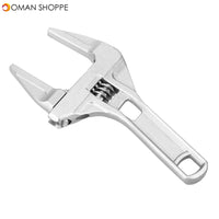 1pc Universal Snap Grip Wrench Aluminum Alloy Short Shank Large Opening Adjustable Wrench Spanner Bathroom Repair Tools