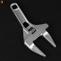 1pc Universal Snap Grip Wrench Aluminum Alloy Short Shank Large Opening Adjustable Wrench Spanner Bathroom Repair Tools