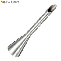 1Pcs High Quality Puffs Cream Icing Piping Nozzle Tip Stainless Steel Long Puff Nozzle Tip Decorating Tool Pastry Decoration Tools