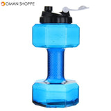 2.5L Large Capacity BPA Free Gym Training Drink Dumbbell Water Bottle Travel Sport Cup Kettle Jug