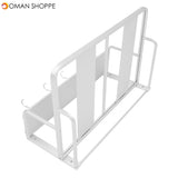 2 Tier Aluminum Microwave Holder Rack Wall Mount Bracket Kitchen Storage Rack Shelf