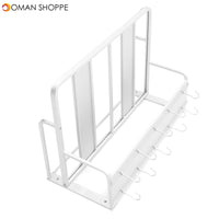 2 Tier Aluminum Microwave Holder Rack Wall Mount Bracket Kitchen Storage Rack Shelf