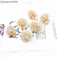 20 Pieces Carnation Wedding flower head Christmas Decor Artificial Flowers