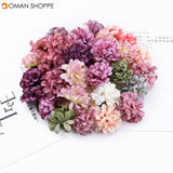 20 Pieces Carnation Wedding flower head Christmas Decor Artificial Flowers