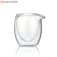 200ml Heat-Resisting Clear Double Wall Layer Glass Tea Cup Transparent Coffee Cup