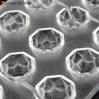 21 Cell Diamond Clear Polycarbonate Mould Chocolate Jelly Cake Candy Mold Baking Mould