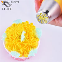 24 Style Russian Tulip Icing Piping Nozzles Stainless Steel Flower Cream Pastry Tips Nozzles Cupcake Cake Decorating Tools