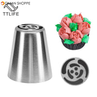 24 Style Russian Tulip Icing Piping Nozzles Stainless Steel Flower Cream Pastry Tips Nozzles Cupcake Cake Decorating Tools