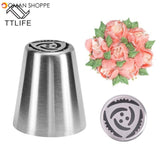 24 Style Russian Tulip Icing Piping Nozzles Stainless Steel Flower Cream Pastry Tips Nozzles Cupcake Cake Decorating Tools