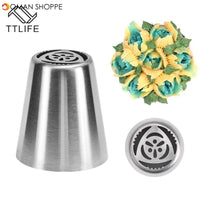 24 Style Russian Tulip Icing Piping Nozzles Stainless Steel Flower Cream Pastry Tips Nozzles Cupcake Cake Decorating Tools