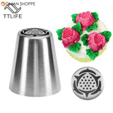 24 Style Russian Tulip Icing Piping Nozzles Stainless Steel Flower Cream Pastry Tips Nozzles Cupcake Cake Decorating Tools